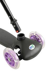 MoVe Tilt & Glo 3-pyöräinen potkulauta LED-valoilla, Violetti-6