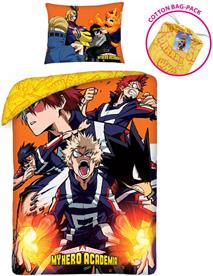 My Hero Academia vuodevaatteet + reppu malli 2 - 100 prosenttia puuvillaa