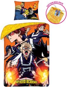 My Hero Academia vuodevaatteet + reppu malli 2 - 100 prosenttia puuvillaa