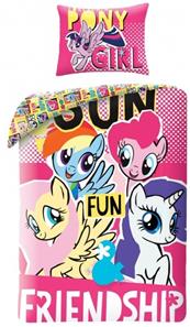 My Little Pony vuodevaatteet ja reppu