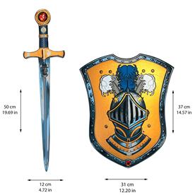 Mystery Knight Vaahtomiekka + Kilpi-5