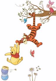 Nalle Puh ja hunaja seinätarrat-2