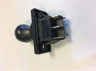 Nappi eteenpäin-pysäytys-taaksepäin 6 napaa, Pyöreä 6V/12V-2