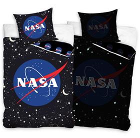 NASA ''Glow in dark'' vuodevaatteet 140x200 cm - 100 prosenttia puuvillaa.