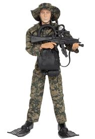 NAVY Seal Special OPS Toimintafiguuri 30,5cm tarvikkeineen