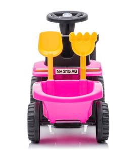 New Holland T7 Potkuauto perävaunu ja työkalut, vaaleanpunainen-4