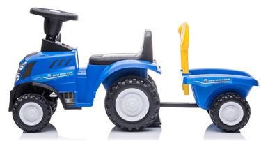 New Holland T7 Potkutraktori perävaunulla, sininen-2