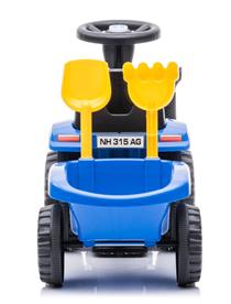 New Holland T7 Potkutraktori perävaunulla, sininen-4