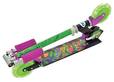 Ninja Turtles kokoontaitettava potkulauta, valopyörät-5