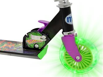 Ninja Turtles kokoontaitettava potkulauta, valopyörät-6