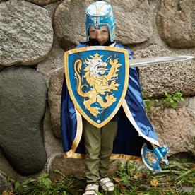 Noble Knight vaahtomiekka + kilpi + kirves, sininen-6