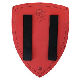 Noble Knight Vaahtomuovikilpi 45 x 34,5 cm 2 kerrosta, punainen-2