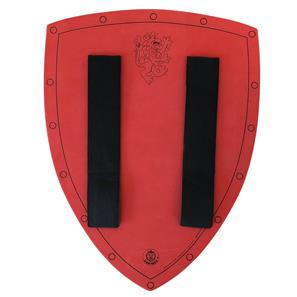 Noble Knight Vaahtomuovikilpi 45 x 34,5 cm 2 kerrosta, punainen-2