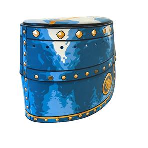 Noble Knight vaahtomuovinen ritarikypärä, sininen-3