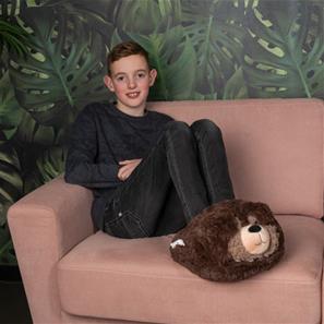 Noxxiez Cozy Jalkojen lämmitin - Koira tumma-3