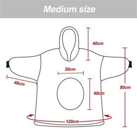 Noxxiez Cuddle Hoodiez - Kani, Medium (7-14 vuotta)-3