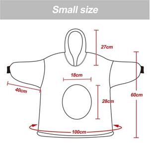 Noxxiez Cuddle Hoodiez - Kani, Small (3-6 vuotta)-4