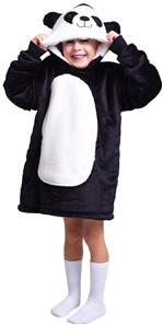 Noxxiez Cuddle Hoodiez - Panda, Small (3-6 vuotta)