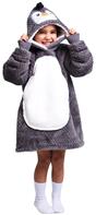Noxxiez Cuddle Hoodiez - Pingviini, Small (3-6 vuotta)