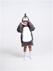 Noxxiez Cuddle Hoodiez - Pingviini, Small (3-6 vuotta)-2