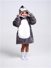 Noxxiez Cuddle Hoodiez - Pingviini, Small (3-6 vuotta)-3