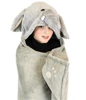 Noxxiez eläinpeitto hupulla - Elefantti