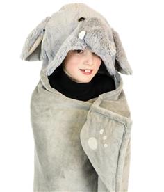 Noxxiez eläinpeitto hupulla - Elefantti