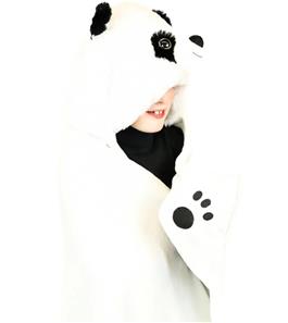 Noxxiez eläinpeitto hupulla - Panda