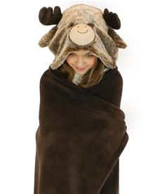 Noxxiez eläinpeitto hupulla - Poro