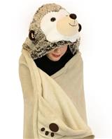 Noxxiez eläinpeitto hupulla - Siili