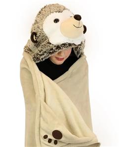 Noxxiez eläinpeitto hupulla - Siili