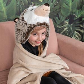 Noxxiez eläinpeitto hupulla - Siili-3