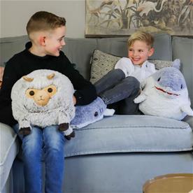 Noxxiez Jättipehmo, kädenlämmitin ja tyyny - Alpakka-2