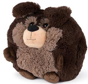 Noxxiez Jättipehmo,  kädenlämmitin ja tyyny - koira tumma