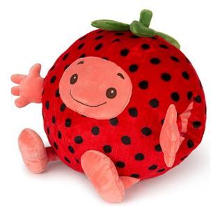 Noxxiez Jättipehmo, kädenlämmitin ja tyyny - Mansikka