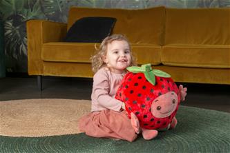 Noxxiez Jättipehmo, kädenlämmitin ja tyyny - Mansikka-3