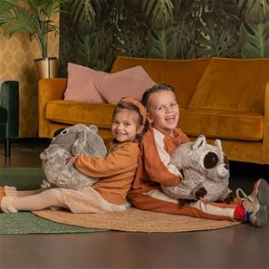 Noxxiez jättipehmo, kädenlämmitin ja tyyny - Pesukarhu-4