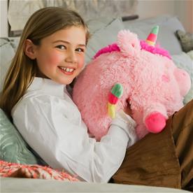 Noxxiez Jättipehmo, kädenlämmitin ja tyyny - Yksisarvinen-2