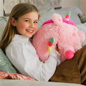 Noxxiez Jättipehmo, kädenlämmitin ja tyyny - Yksisarvinen-2