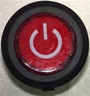 On/Off kosketin 3 napaa, Pyöreä 6V/12V