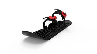 One Foot Miniski, musta-2