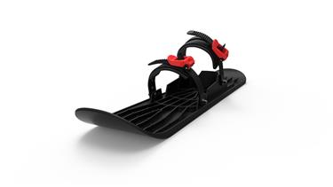 One Foot Miniski, musta-2