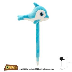 Orbys Plush kuulakärkikynä - Delfiini-2