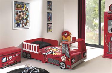 Paloauto Junior sänky, puu (140 cm)-3