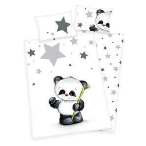 Panda Junior vuodevaatteet 100x135 cm - 100 prosenttia puuvillaa.