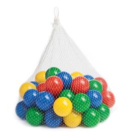 Paradiso Toys 50 kpl Pallot verkkopussissa 6cm