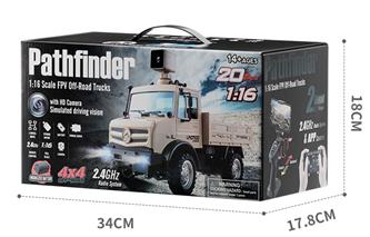 Pathfinder RC Truck 1:16 FPV Off-Road kuorma-auto sis. WIFI HD-kameran-10