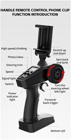 Pathfinder RC Truck 1:16 FPV Off-Road kuorma-auto sis. WIFI HD-kameran-7