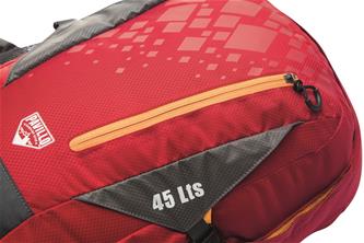 Pavillo Arctic vaellusreppu 45L, punainen-13