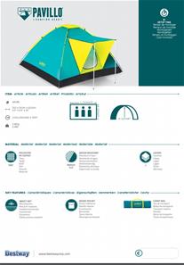 Pavillo Coolground 3 Teltta 210 x 210 x 120 cm-4